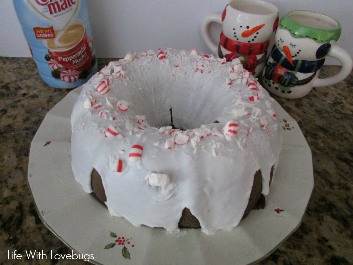 Chocolate Cake with Peppermint Icing #shop #LoveYourCup