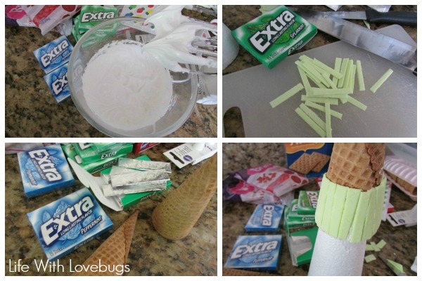 How to Make Christmas Trees with Extra Gum #GiveExtraGum #shop