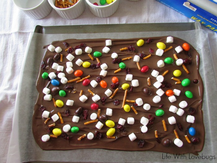 How to Make M&M Candy Bark #shop 