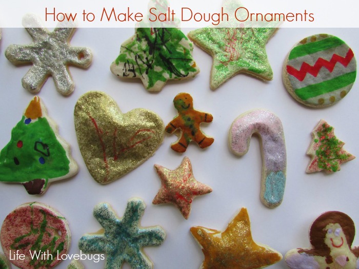Making Salt Dough Ornaments - Easy Kids Craft