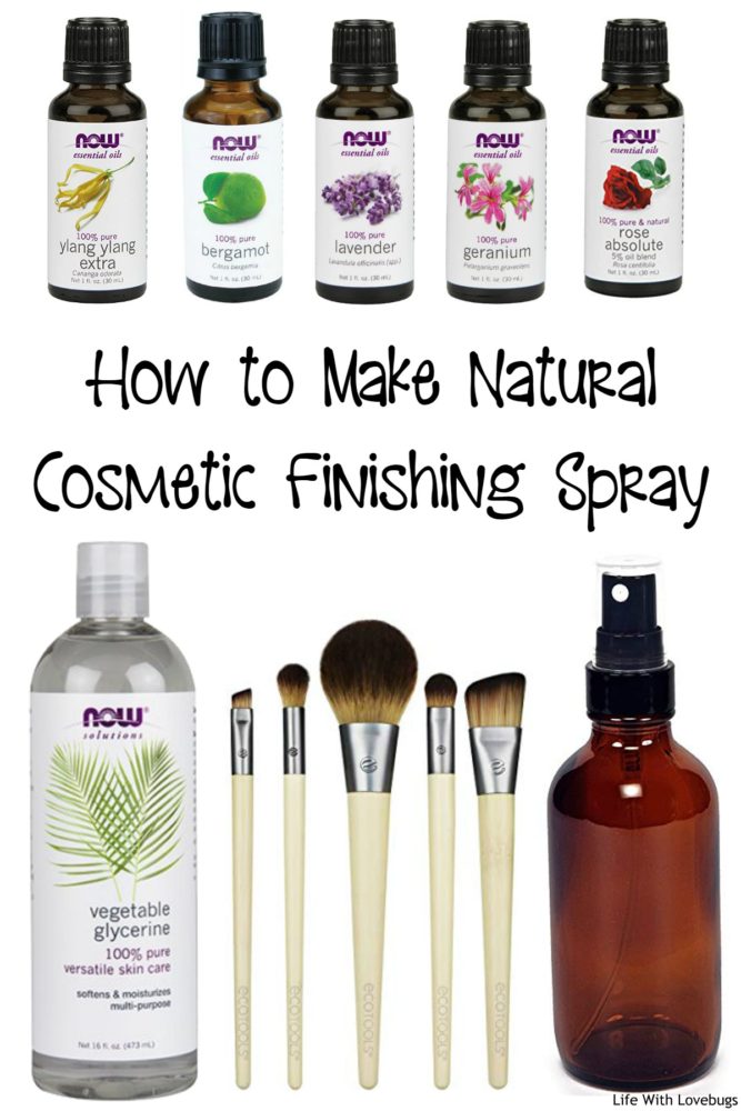 How to Make Natural Cosmetic Finishing Spray + Essential Oil Suggestions for All Skin Types 