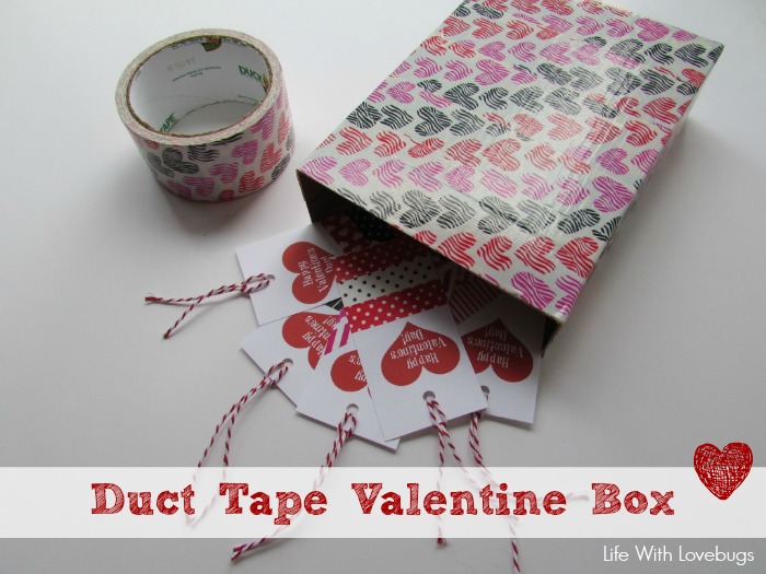 Duct Tape Valentines Box