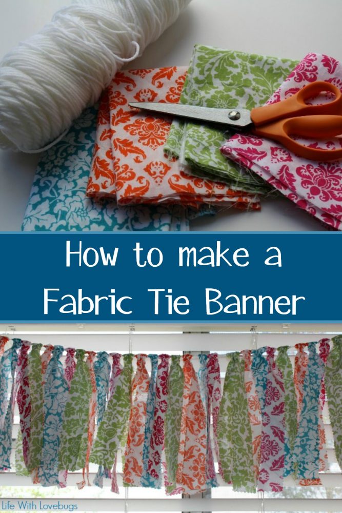 How to Make a Fabric Tie Banner