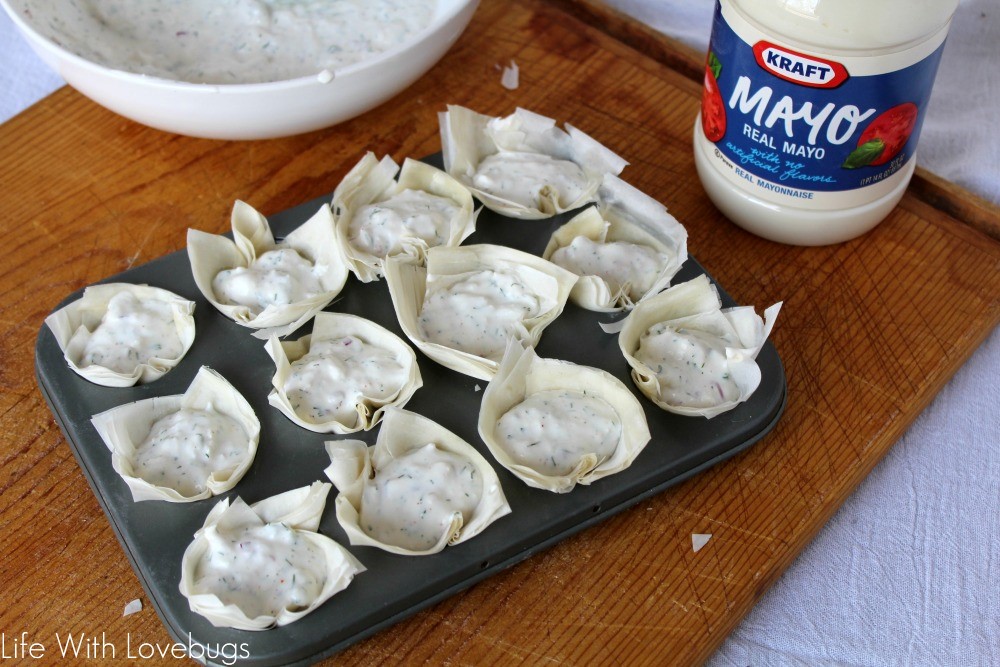 Baked Crab Phyllo Cups