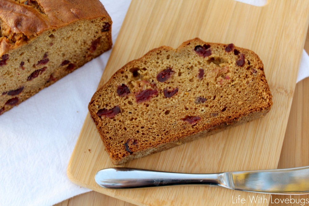 Persimmon Cranberry Holiday Bread 