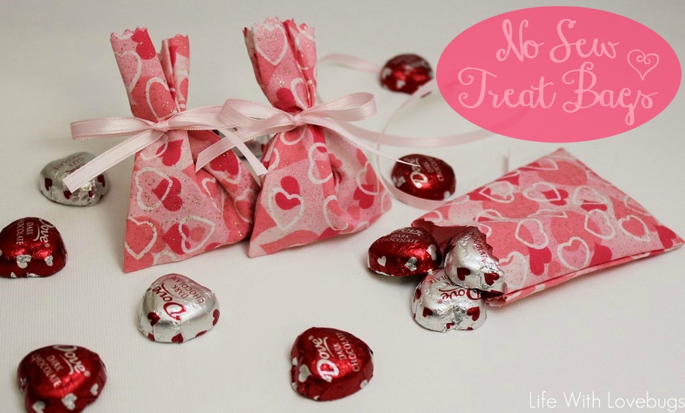 Valentines Day NoSew Treat Bags