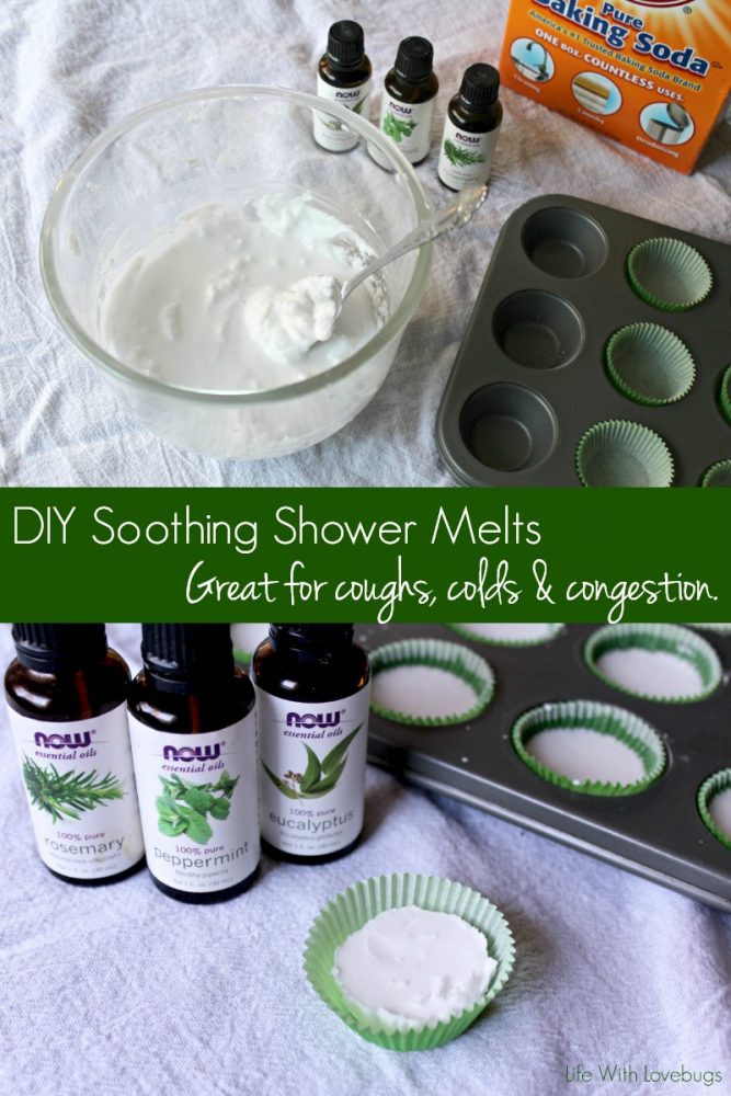 DIY Soothing Shower Melts