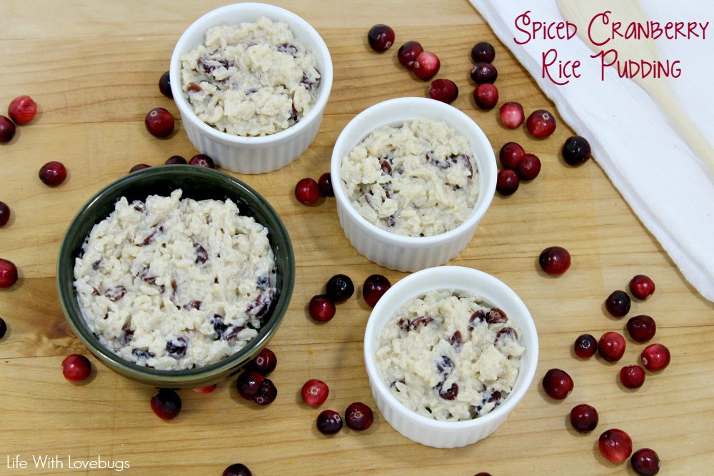 Spiced Cranberry Rice Pudding