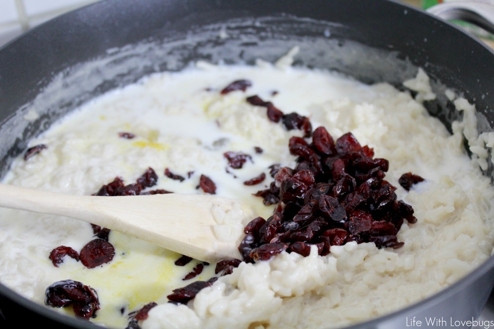 Spiced Cranberry Rice Pudding