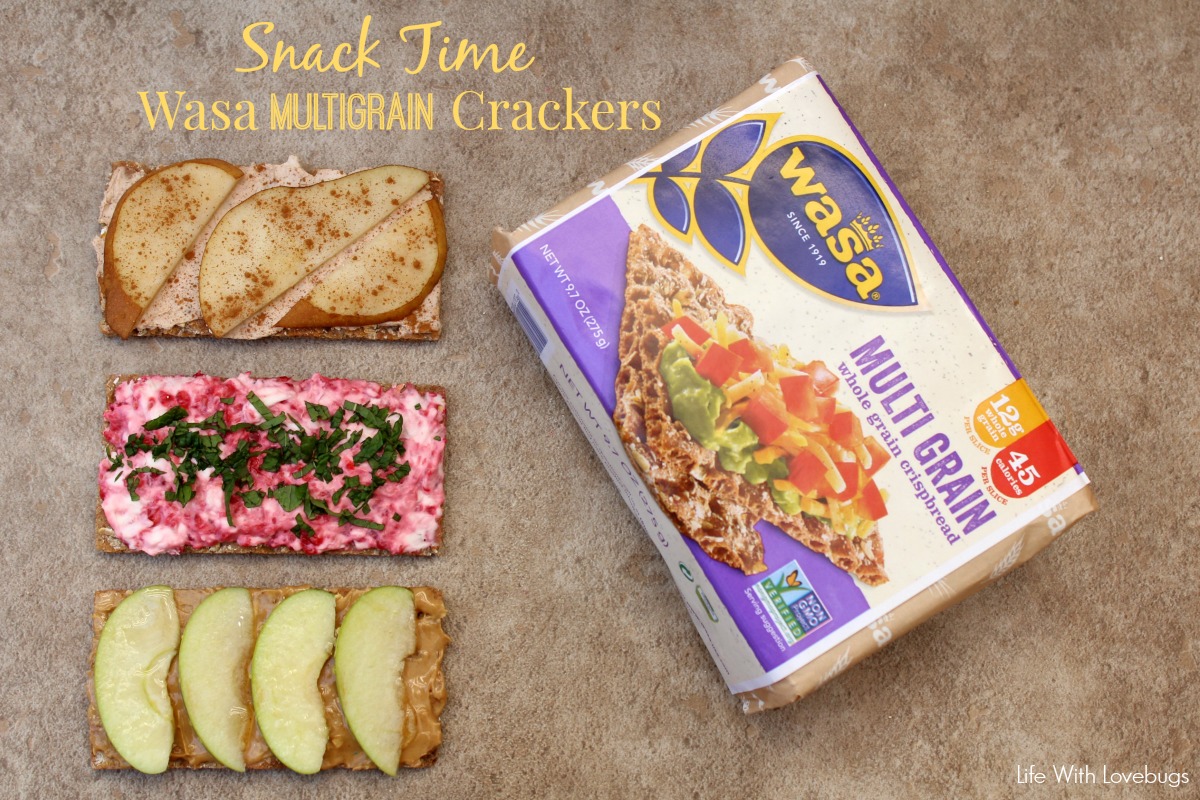 Snack Time: Wasa Multigrain Crackers 3 Ways