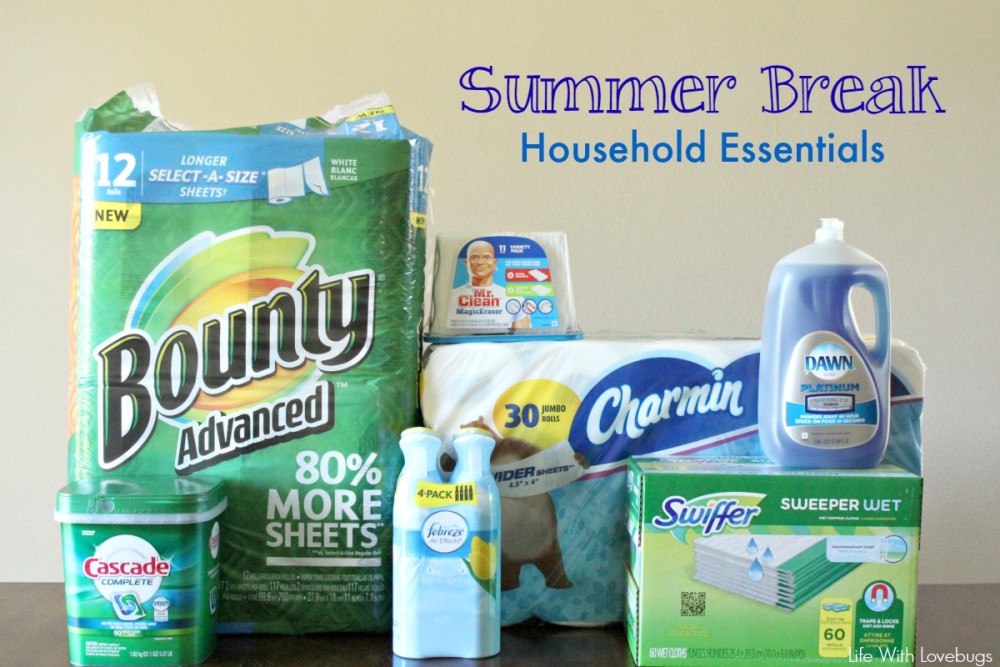 Summer Break Household Essentials 