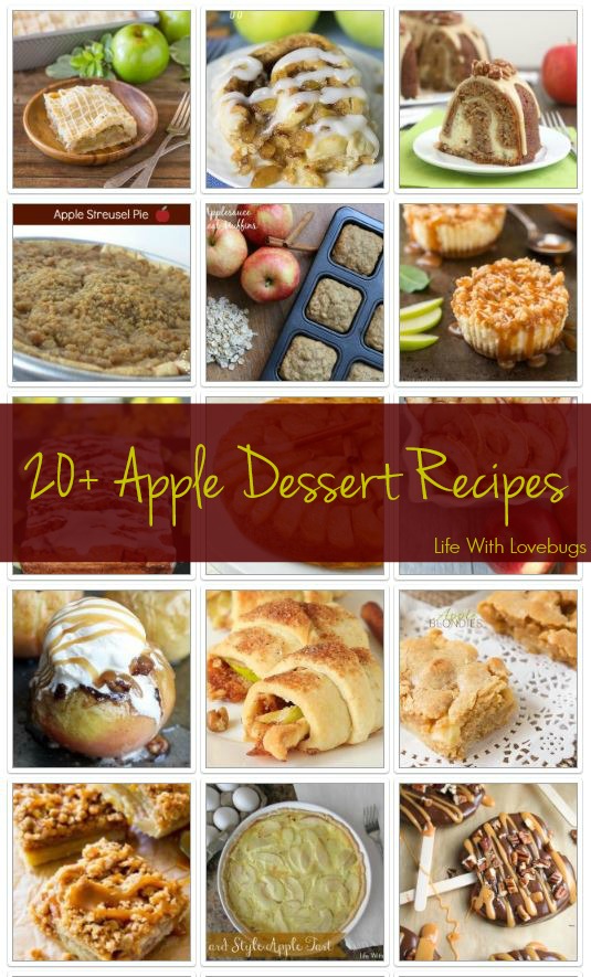 20+ Apple Dessert Recipes