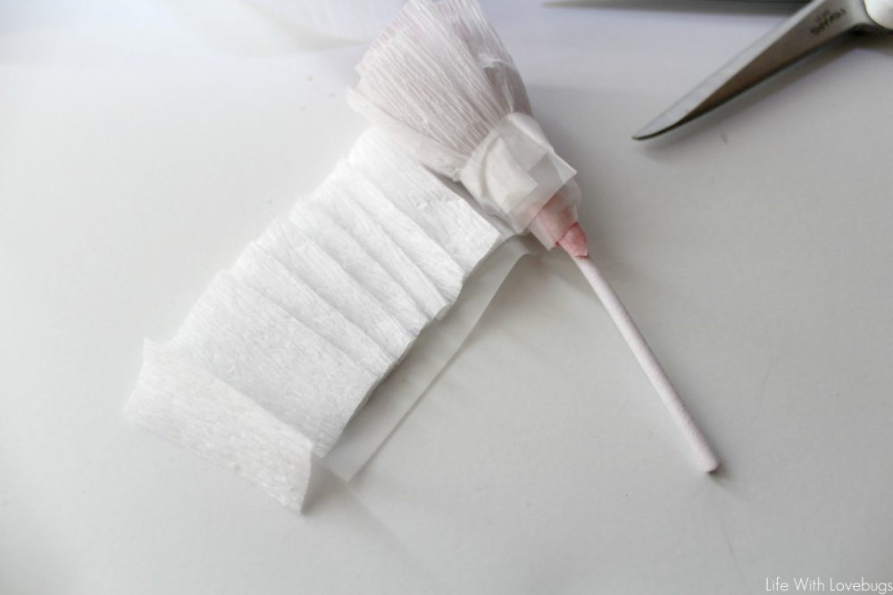 Crepe Paper Lollipop Flowers 