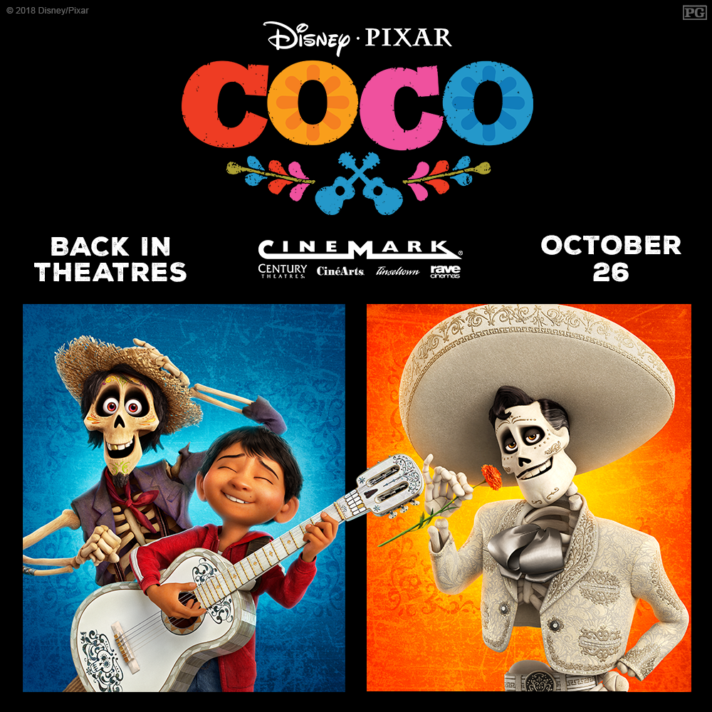 3 Disney Halloween Classic Back in Theaters: CoCo