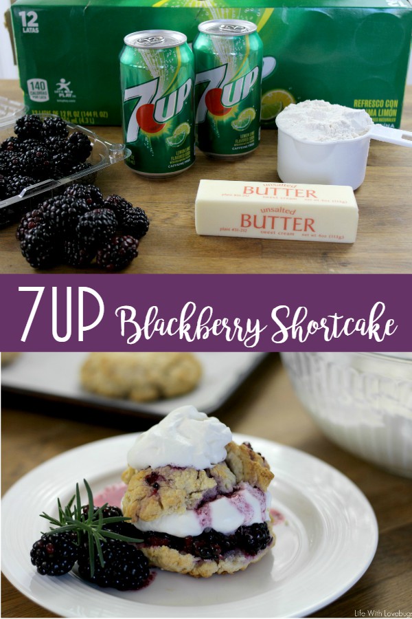 7UP Blackberry Shortcake