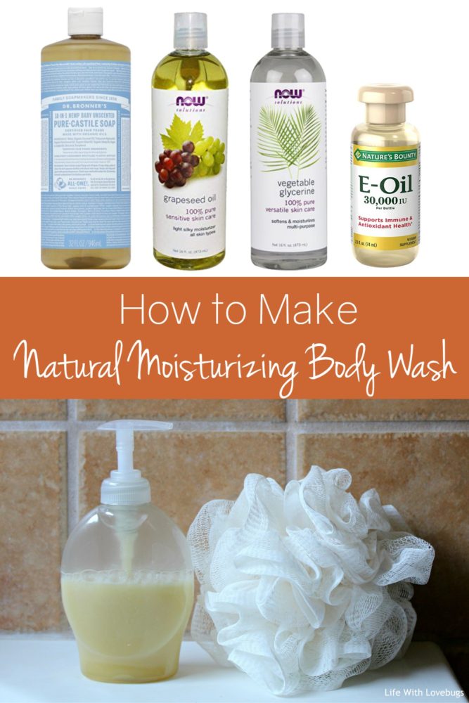 How to Make All-Natural Moisturizing Body Wash