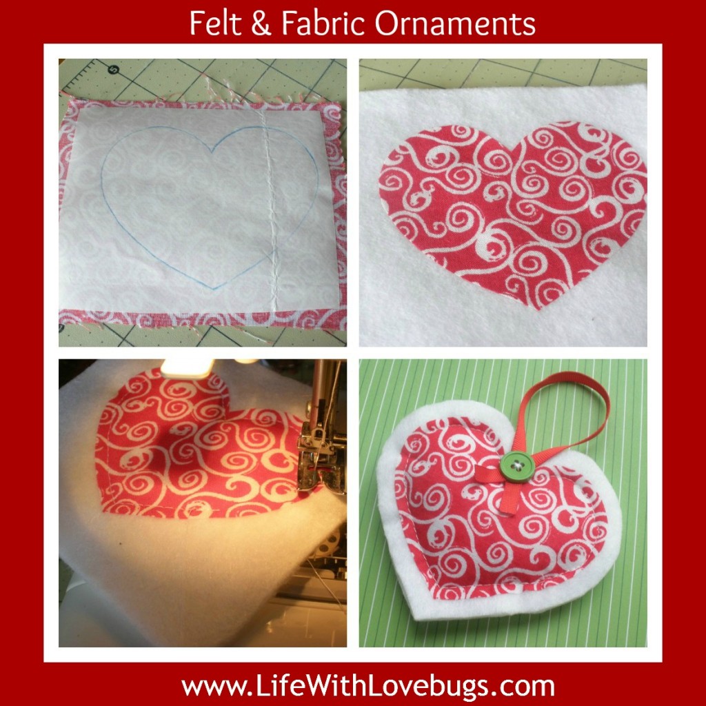 DIY Felt & Fabric Christmas Ornaments