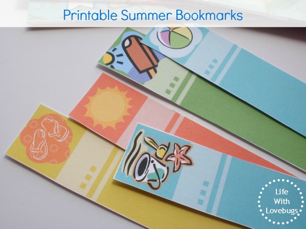 Printable Summer Bookmarks Life With Lovebugs