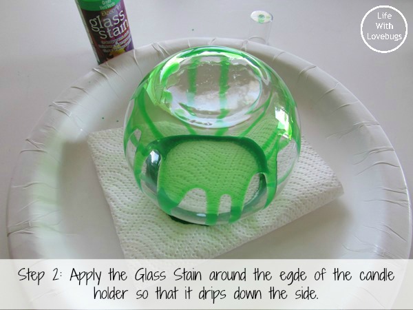 Stained Glass Candle Holders