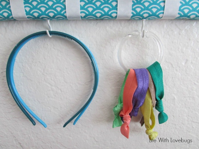 How to Make a Hair Bow Holder with Accessory Hooks - Life With Lovebugs