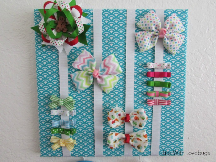 How to make a  Hair Bow Holder  with Accessory Hooks