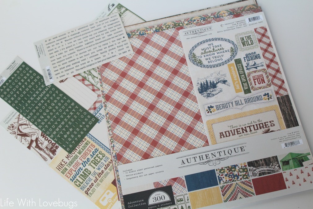 Camping Themed Hanging Photo Display
