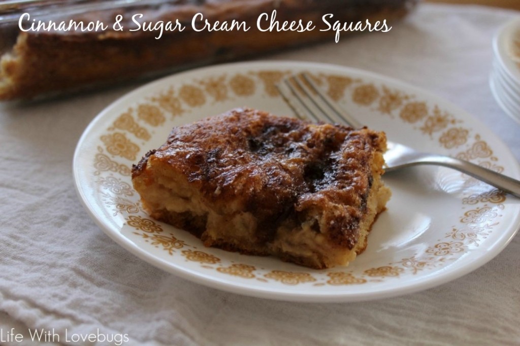 Cinnamon & Sugar Cream Cheese Squares 