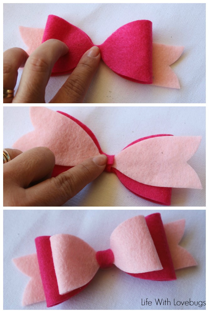 No Sew Felt Hair Bow