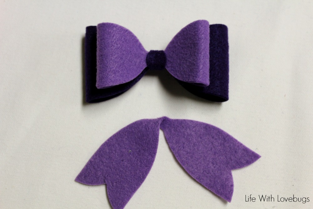 No Sew Felt Hair Bow