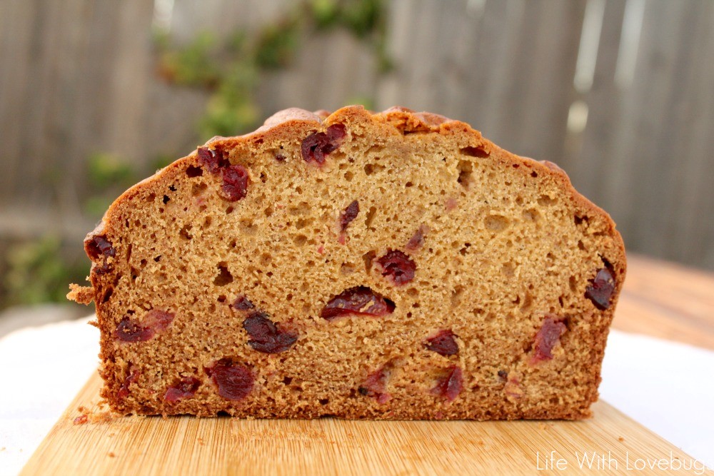 Persimmon Cranberry Holiday Bread 