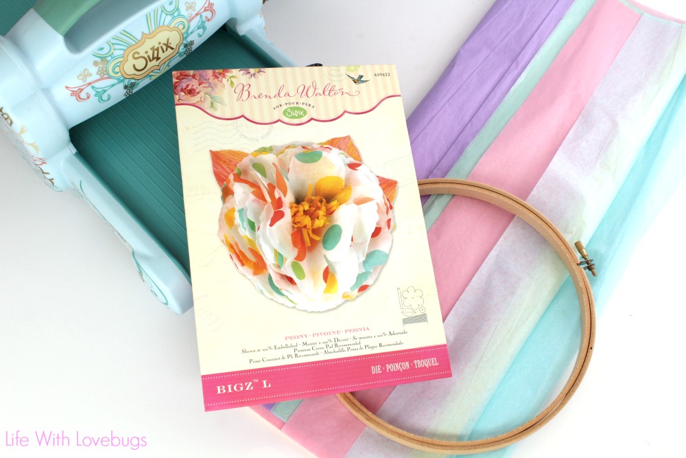 Tissue Paper Flower Wreath