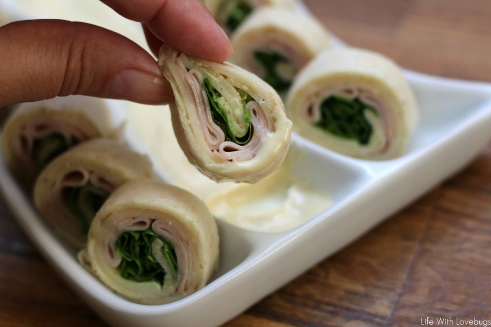 Garlic Herb Turkey Rollup Bites