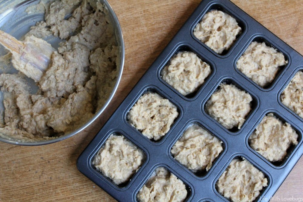 Spiced Applesauce and Oatmeal Muffins