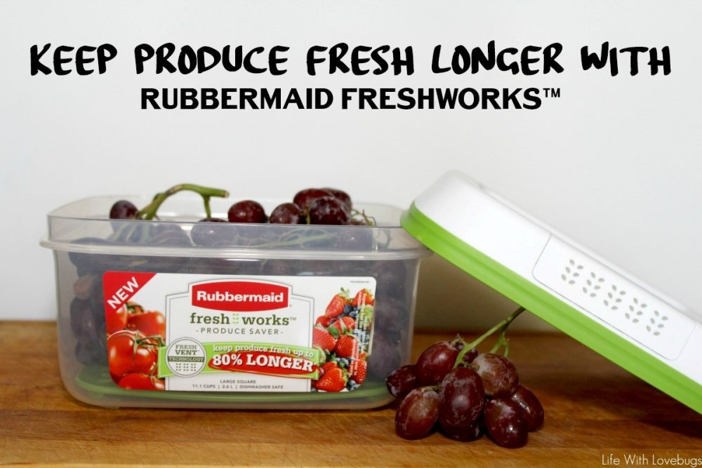 Keep Produce Fresh Longer with Rubbermaid FreshWorks™