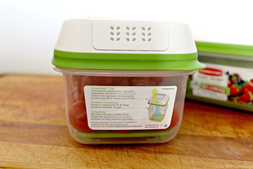 Keep Produce Fresh Longer with Rubbermaid FreshWorks™ - Life With Lovebugs