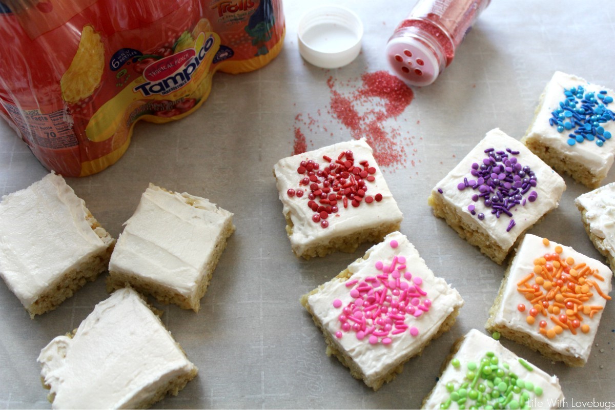 Frosted Rice Crispy Treats 