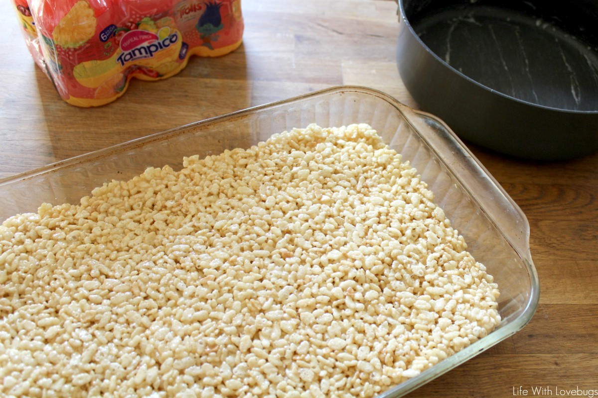 Frosted Rice Crispy Treats 
