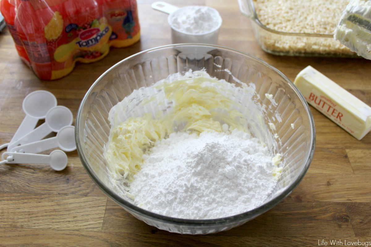 Frosted Rice Crispy Treats 
