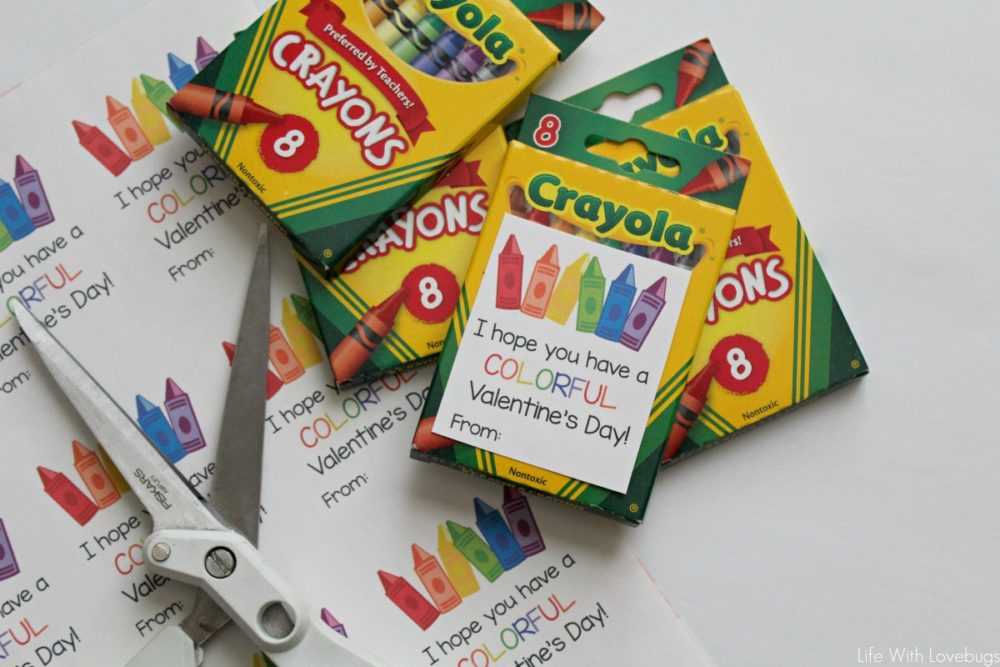 Valentines Day Crayon Printable