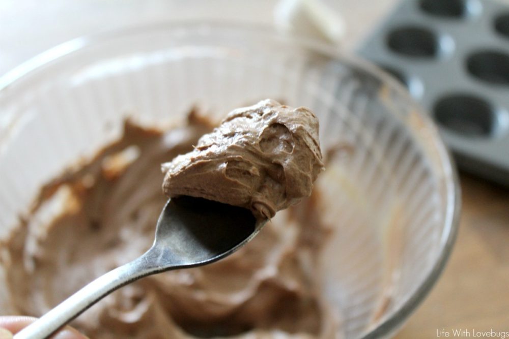 Mini Chocolate Espresso Bites with Hazelnut Whipped Cream | KETO LowCarb