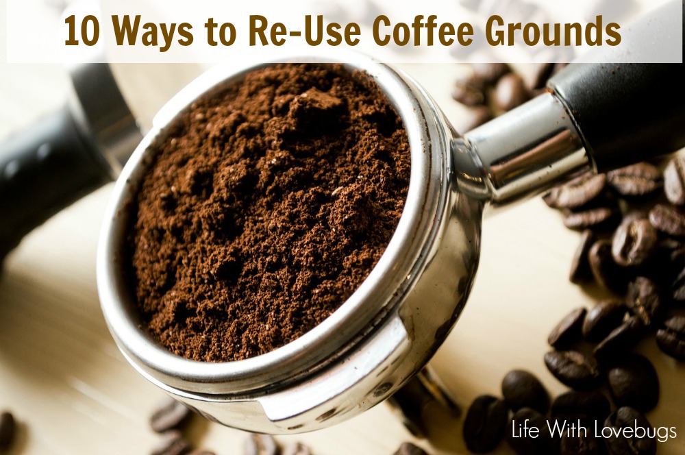 10 Ways to Re-Use Coffee Grounds