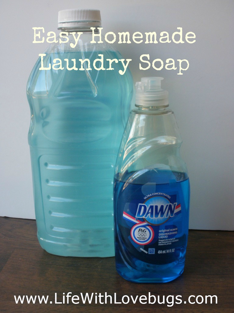 DIY Liquid Laundry Detergent