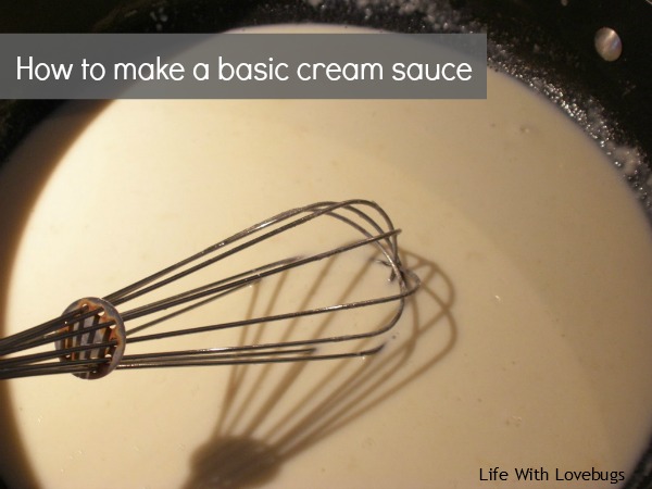 How To Make a Basic Cream Sauce