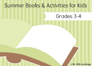 Summer Books and Activities for Kids Grades 3-4
