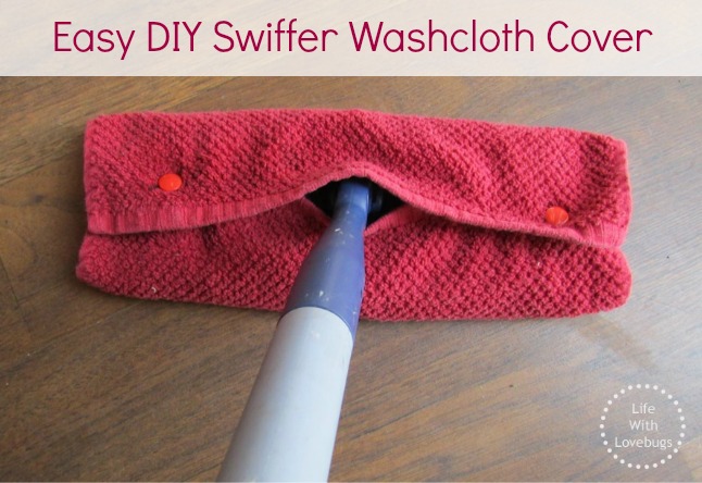Easy DIY Swiffer Washcloth Cover