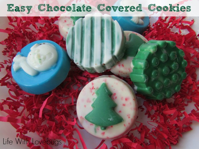 Easy Chocolate Covered Cookies