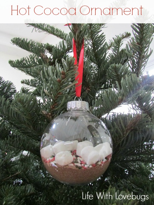 Hot Cocoa Ornament - Hang it on the tree, or give it as a gift for Christmas!
