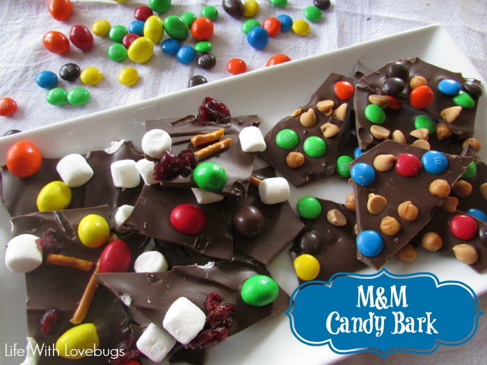 How to Make M&M Candy Bark #shop