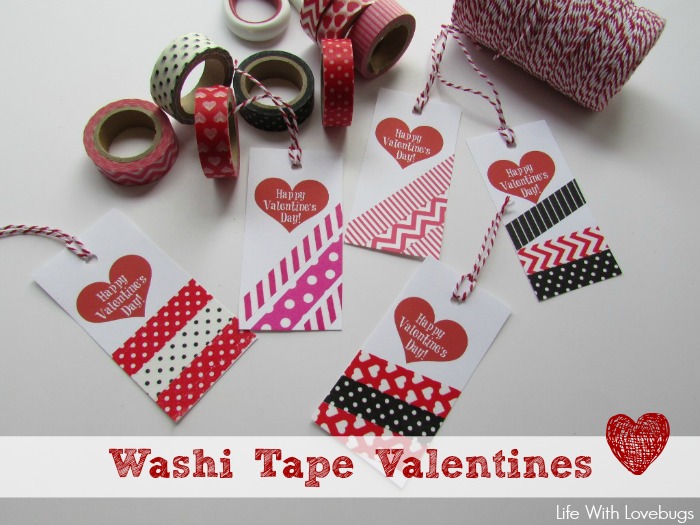 How to Make Washi Tape Valentines!