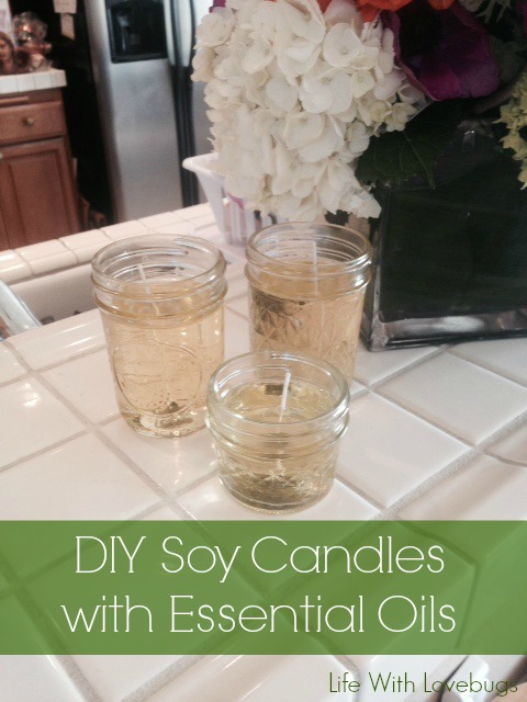 DIY Soy Candles with Essential Oils